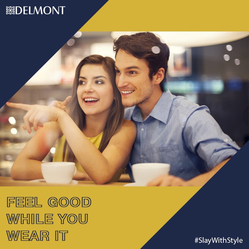 delmontshirts's tweet image. What is a date with a loved one without a stylish outfit. Go out for dinner but always ensure to wear a classy attire from the range of Delmont Shirts. #SlayWithStyle