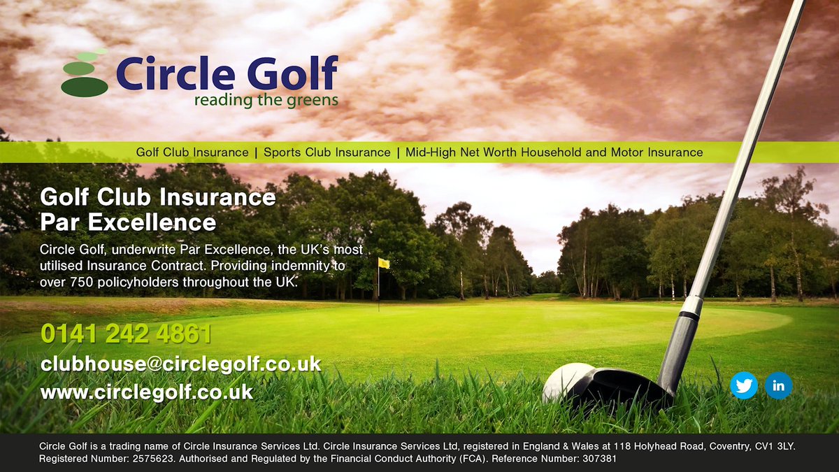 Our “Par Excellence” policy wording is the UK’s most utilised Golf Club Insurance Contract. Underwritten by Zurich and handled exclusively by Circle Golf. 📞 0141 242 4854 or 📧 clubhouse@circlegolf.co.uk for a free quote. #ReadingTheGreens