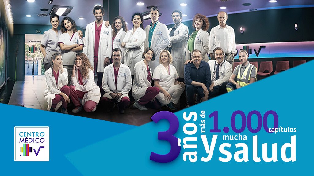 Centro Médico (@centromedicotve) on Twitter photo En el último capítulo de #CentroMédico queremos dar las gracias a todo el maravilloso equipo, a los cientos de actores y actrices que habéis pasado por ella, a <a href="/RTVE/">RTVE</a>, la <a href="/uniondeactores/">Unión de Actores y Actrices</a> , las entidades y a todos los que nos habéis seguido. Ojalá esta despedida sea un hasta luego. En el último capítulo de #CentroMédico queremos dar las gracias a todo el maravilloso equipo, a los cientos de actores y actrices que habéis pasado por ella, a <a href="/RTVE/">RTVE</a>, la <a href="/uniondeactores/">Unión de Actores y Actrices</a> , las entidades y a todos los que nos habéis seguido. Ojalá esta despedida sea un hasta luego.