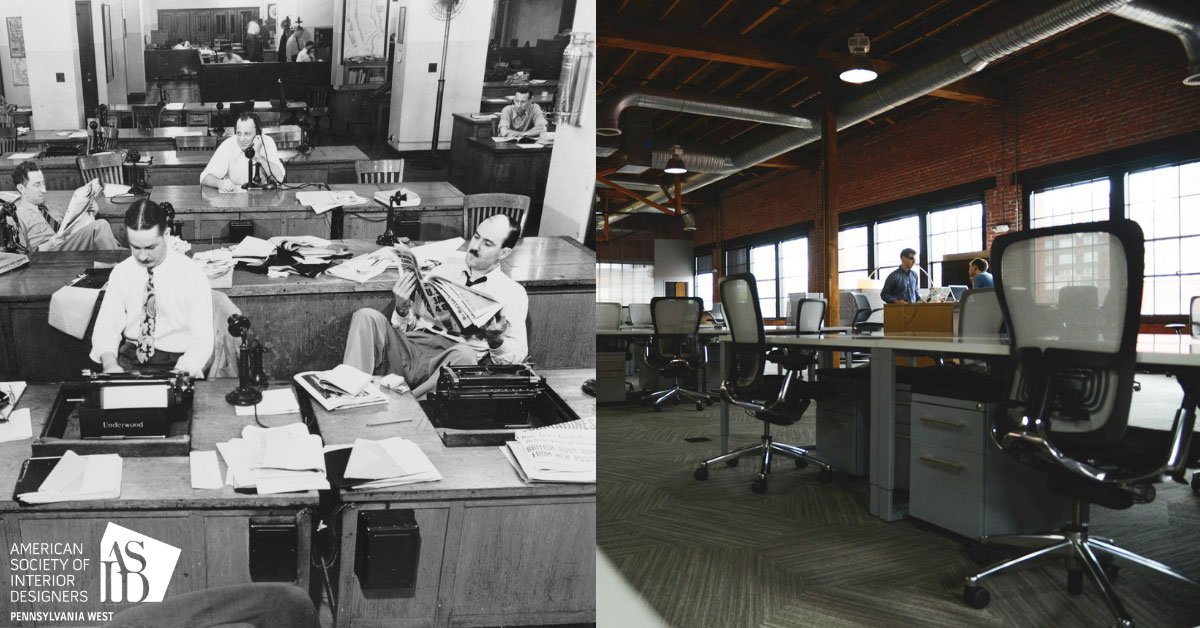 ASIDPAWest's tweet photo. While open work spaces used to reserved for the newsroom, more and more  modern offices seem to be moving in this direction. How do you feel  about open, cooperative workspaces? #workplace #Workspace https://t.co/EPmfQlisOF