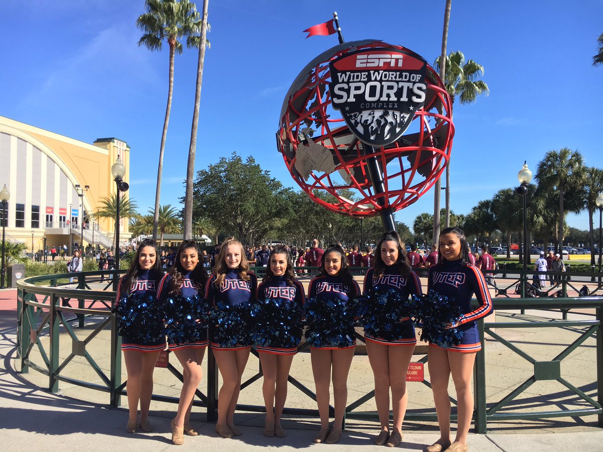 UTEPCheer's tweet photo. It’s our Game Time!!! Go Miners! Tune in on ESPN3 #ucacollegenationals https://t.co/ra5Givlvbn