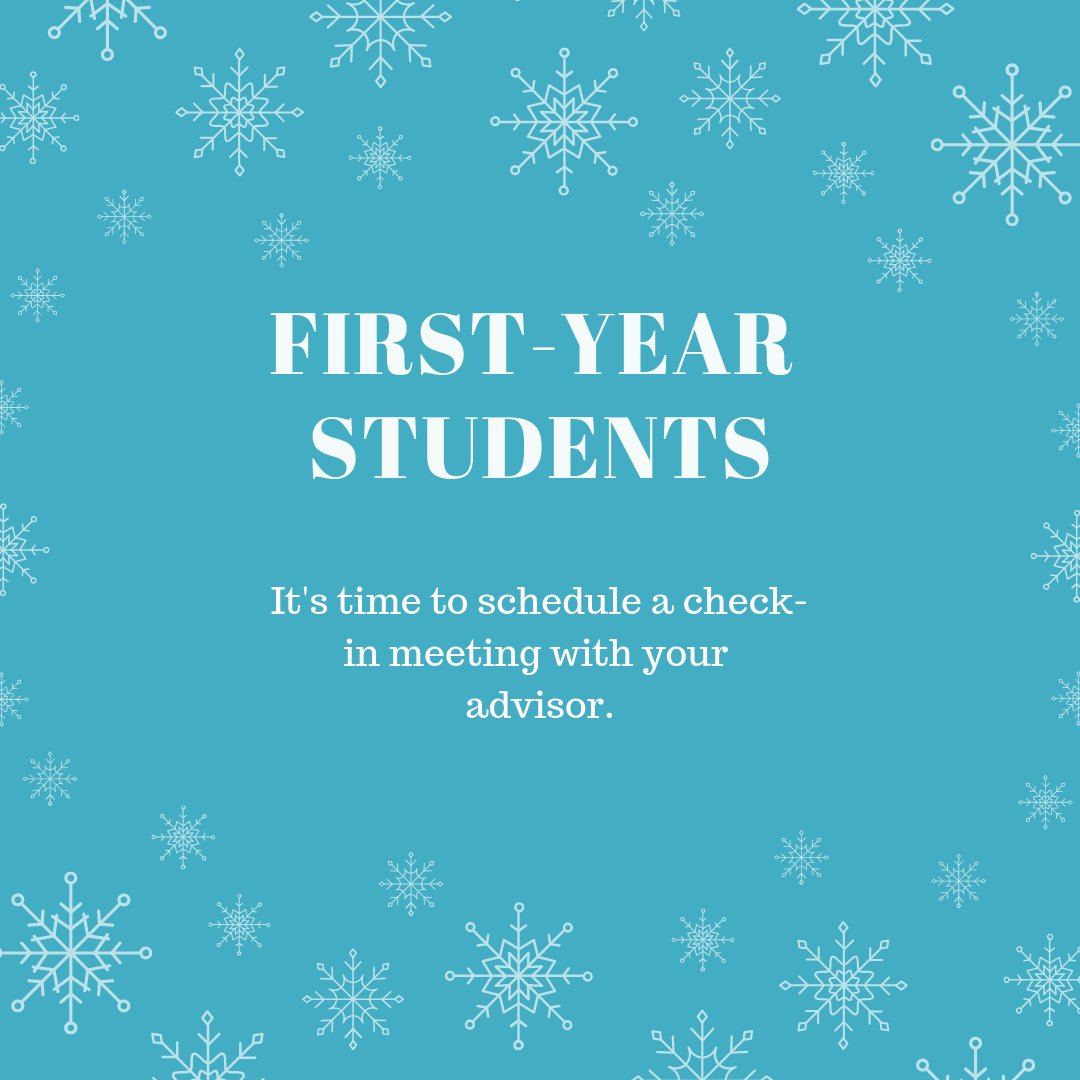 It’s time to schedule your spring check-in meeting in ONE BELLARMINE! Check your email for a message from your advisor with further instructions.