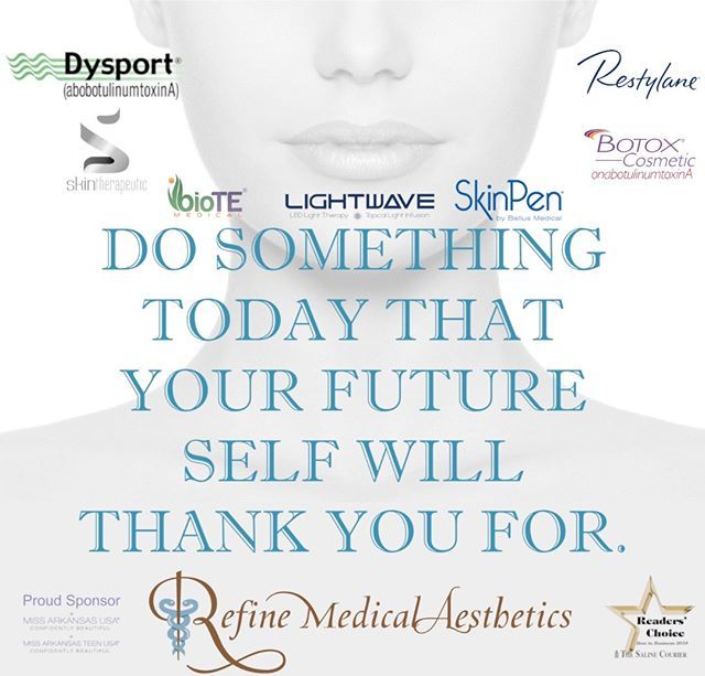 refineinbryant's tweet image. Do Something today that your future self will thank you for. #getrefined #berefined We offer #Botox #Fillers #Peels #Dermaplaning #LightTherapy #SkinPen. We are a #ReadersChoice winner at @RefineInBryant. Call or Text 501-436-9618 to schedule a free consultation or book an a…
