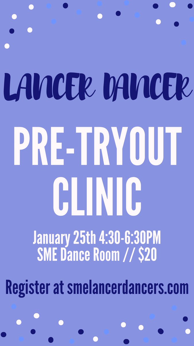 Attention all middle schoolers wanting to tryout for drill team! Come to our pre-tryout clinic Friday Jan. 25th!! Sign up using the link in the bio!