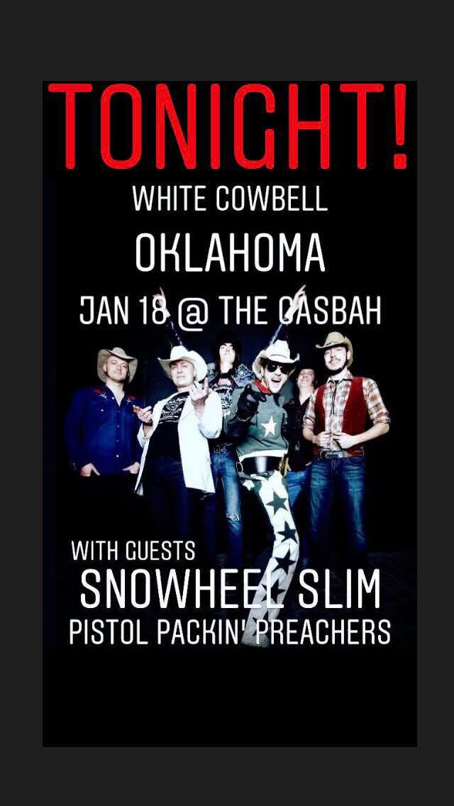 Tonight!!! #whitecowbelloklahoma at @CasbahHamilton 
@PpackinP @SnowheelSlim @MsGingerStJames @whitecowbell 830pm!
@HamOntMusic  @hamiltonIndie #pistolpackinpreachers #rockandroll #grittyinthecity #keepitfriendlyhamont #music #hamilton #live