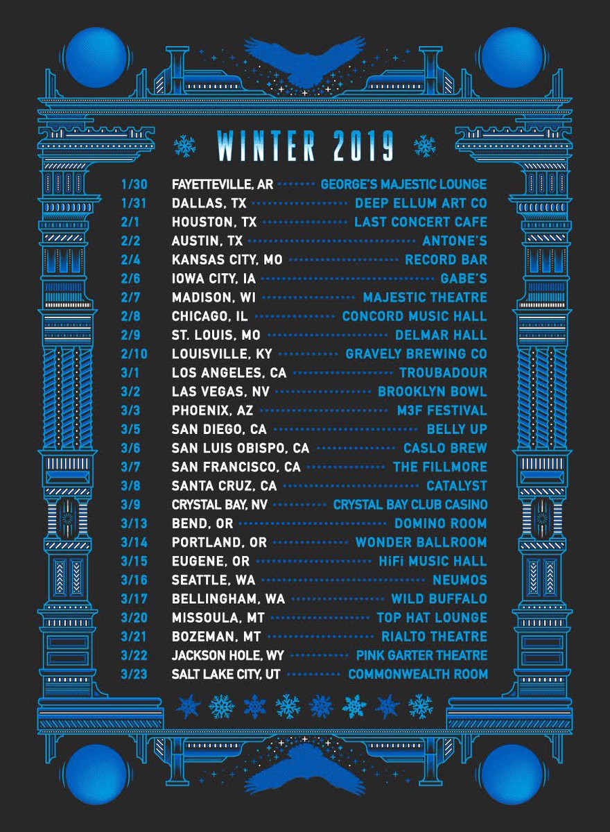 Who will retweet the Winter Tour?   Also - call a good frend or family member and let them know they’re awesome. That’d be cool. 💚