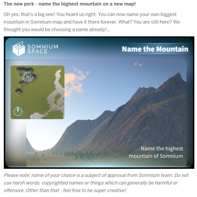 Looks like we own the rights to naming the highest mountain in indiegogo.com/projects/somni… - Any suggestions? <a href="/SomniumSpace/">Somnium Space</a>