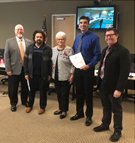 SPCSA Board Members Randy Kirner, Jeff Hinton and Sheila Moulton congratulate leaders from Nevada State High School and Coral Academy of Science Las Vegas for their outstanding graduation rates.  Congratulations. <a href="/JeffreyAHinton/">Dr. Jeffrey A Hinton</a> <a href="/RandyKirner/">Dr. Randy Kirner</a> <a href="/NevadaStateHS/">Nevada State High School</a> <a href="/CoralAcademyLV/">CASLV</a>