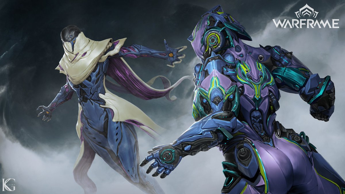 Warframe Get The Official Wallpaper Featuring Our Next Two Warframes Created By The Amazing Kevin Glint Glintastickevin Download Your Free Ios Android Or Desktop Wallpaper T Co Hrhrxjlris T Co Trfoovdswz