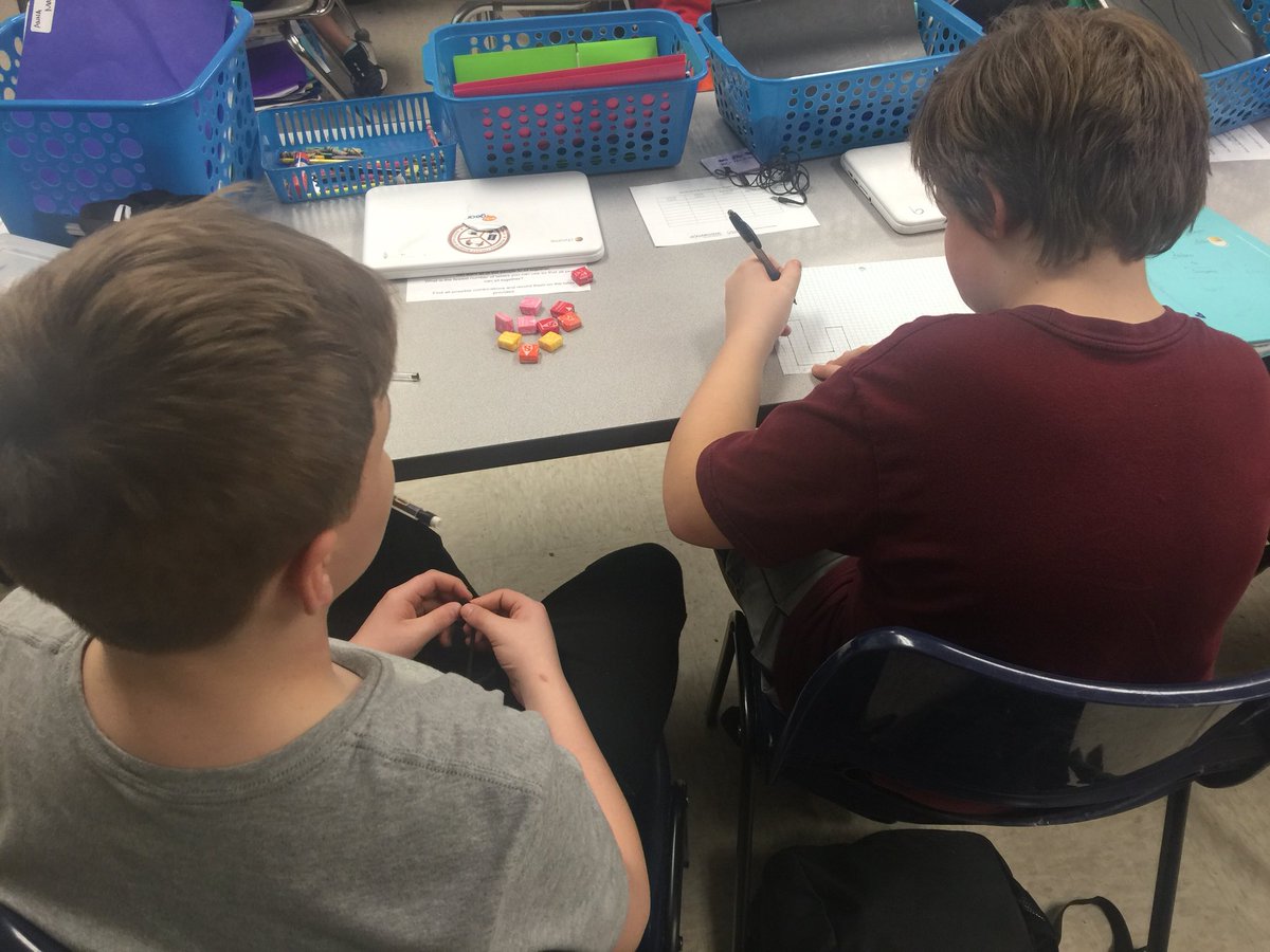 4amcculloch's tweet photo. Area, perimeter and plotting happening in 6th grade math #bmhs #golions https://t.co/cCUzADT1ko