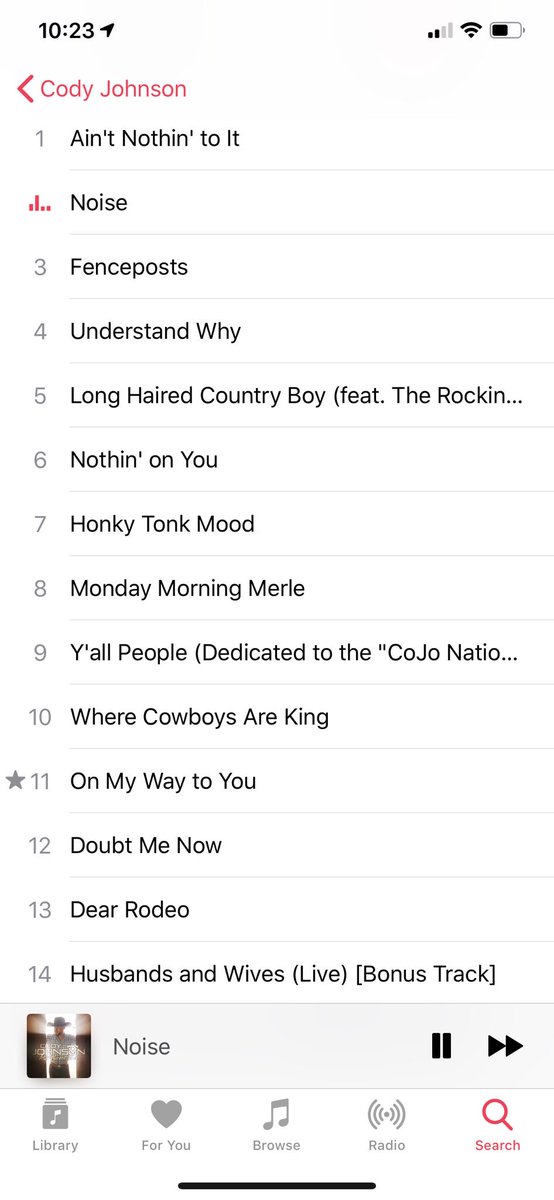 j_Scott19's tweet photo. This whole album is 🔥🔥🙌🏻🙌🏻🙌🏻 #COJONATION @codyjohnson https://t.co/iqLyo14Gob