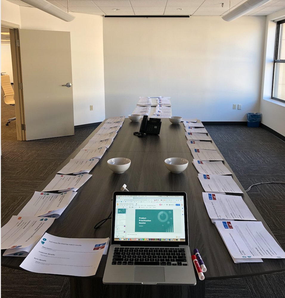 ToddCB's tweet image. Got some great inspiration for a new approach to our 2019 Product Prioritization session from @pandoramusic - 38 scoped features, whittled down to 18 with interest, settled on 5 to build in Q1. Article: firstround.com/review/This-Pr…