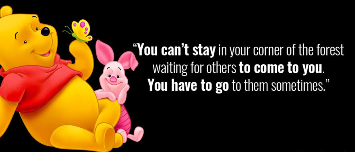 axlcharlie1's tweet photo. Happy Winnie the Pooh day everyone. Great advice from a smart bear. 👍 https://t.co/kfa5GVW4Wd