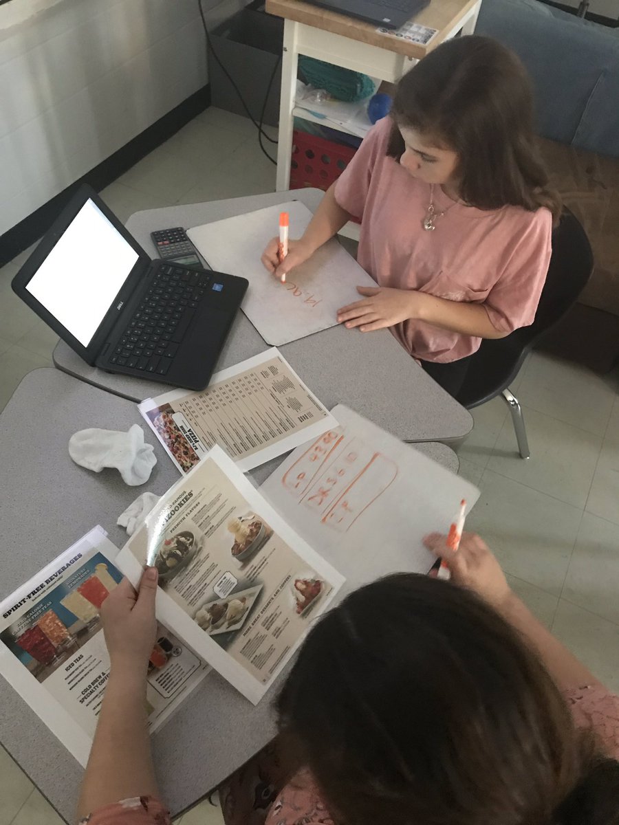 RJHClemonsMath's tweet photo. #RobinsonISD @whatsnewatrjh #shoppingspreemath Shopping in room 2! https://t.co/kXEIxXR8cy