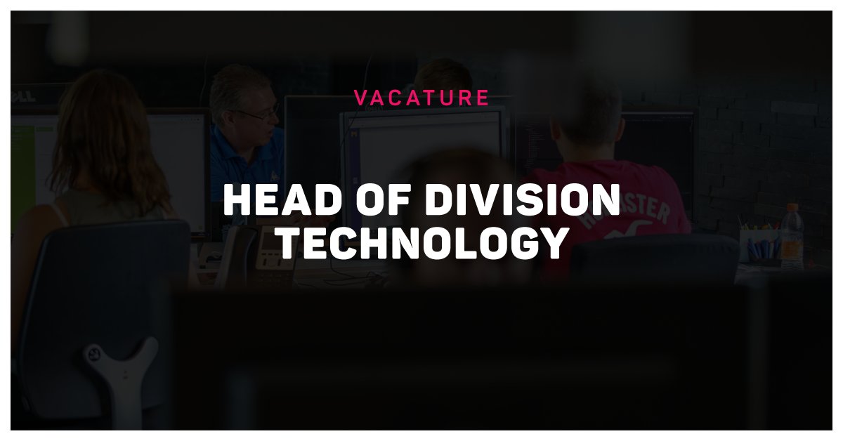 Vacature alert! We zoeken een nieuwe collega: Head of Division - Technology. Iets voor jou? #vacature #hiring
alientrick.com/vacatures/vaca…
