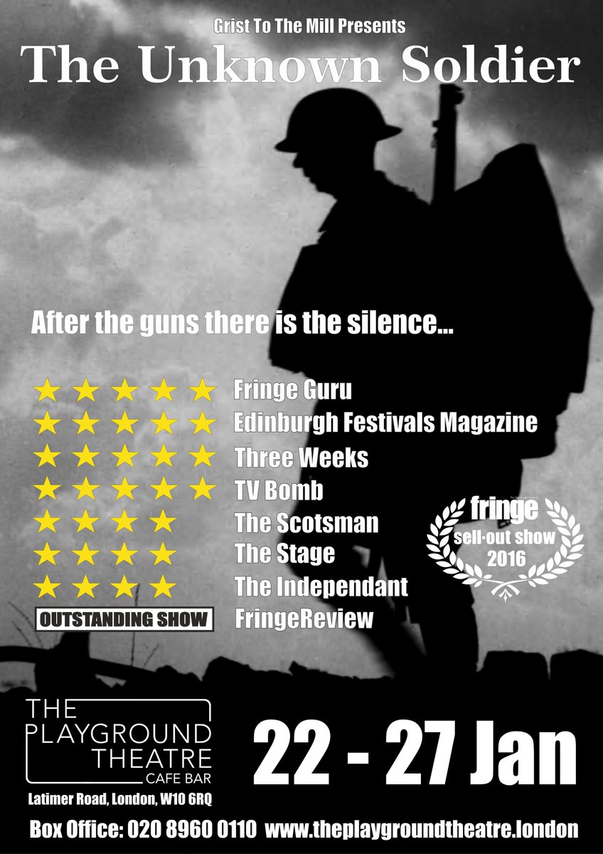 MyTheatreMates's tweet photo. .@UnTiedProducti1 sits alongside many of our Mates #advertiser shows, inc #TheEmpireHasFallen #UnknownSoldier #LoopThePlay & #Anomaly as an example performers/writers making their work happen, rather than waiting for an opportunity 👏👏
#OutOfStep @draytonarmsSW5 #advertiser RT https://t.co/ZLBCt49qZr