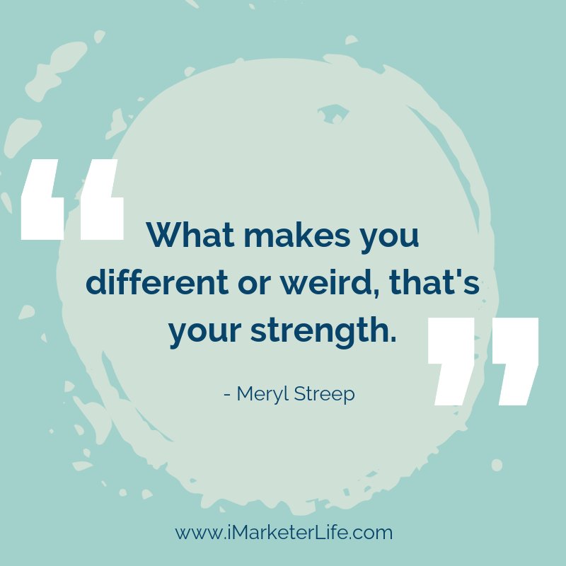 iMarketerLife's tweet photo. Why you’re successful as an iMarketer is because you’re channeling your biggest strength – BEING YOU! Keep weaving what makes you unique into how you run your biz, and just like that, you’ll find your biggest strength comes from your most natural inclination! #IMLife #youdoyou https://t.co/6zDFNBJJ2z