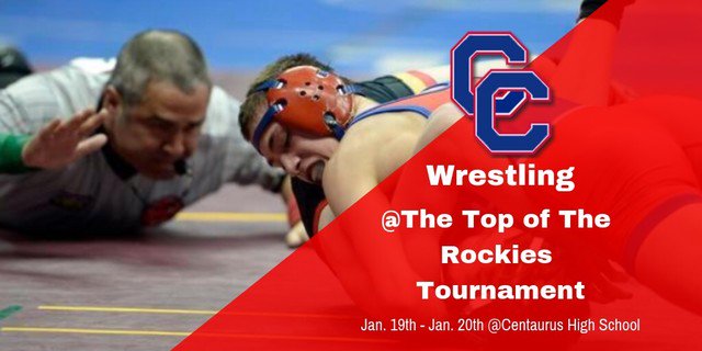 Today and tomorrow, <a href="/CreekWrestlers/">CC Wrestling</a> will be at the Top of The Rockies Tournament. You can go support them at Centaurus High School!
