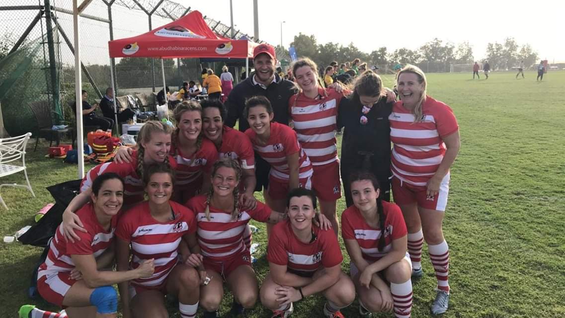 RAKRugby's tweet photo. We love our winners! Well done to our fabulous ladies for winning in Abu Dhabi today! #RAKRugby https://t.co/2p7i6NJW5g