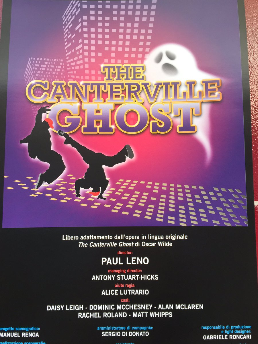 Opening Night! 👻 #cantervilleghost #Italy #musical #musicaltalk