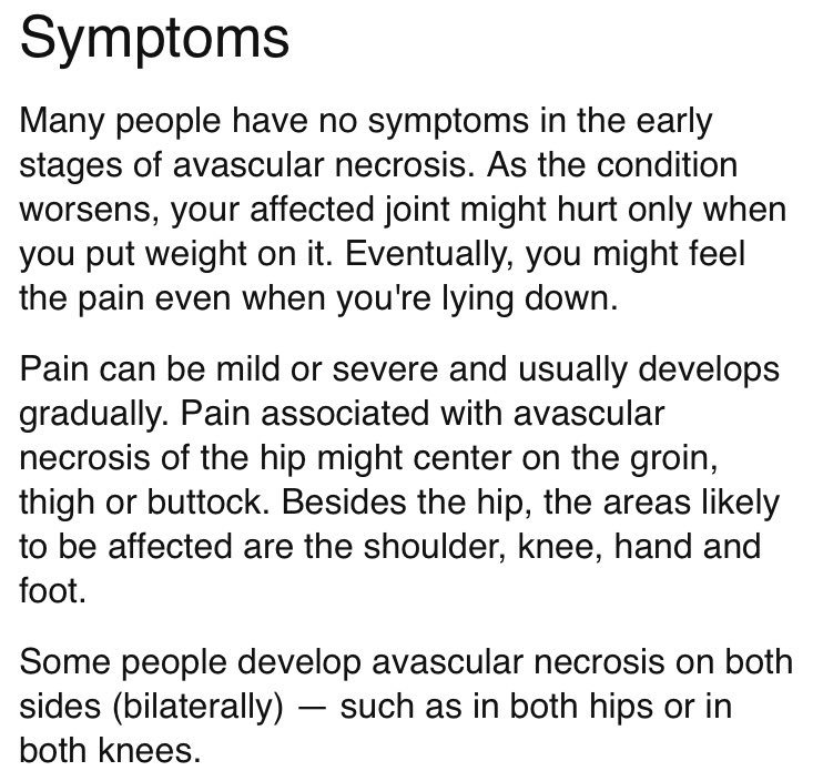 twohipsoneknee's tweet photo. What is #AVN? #AVNawareness https://t.co/49UlktPNOm
