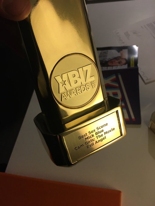 Yeah @gingerbanks1 and I we won yesterday for Best Sex Scene in a Gonzo Release! Thank you @XBIZ!!!!<a class="tags" href="/tag/gingerbanks1">@gingerbanks1</a><a href="/tag/thirsttrap"class="tags"><span>#thirsttrap</span></a><a href="/tag/blueeyes"class="tags"><span>#blueeyes</span></a><a href="/tag/onlyfans"class="tags"><span>#onlyfans</span></a>