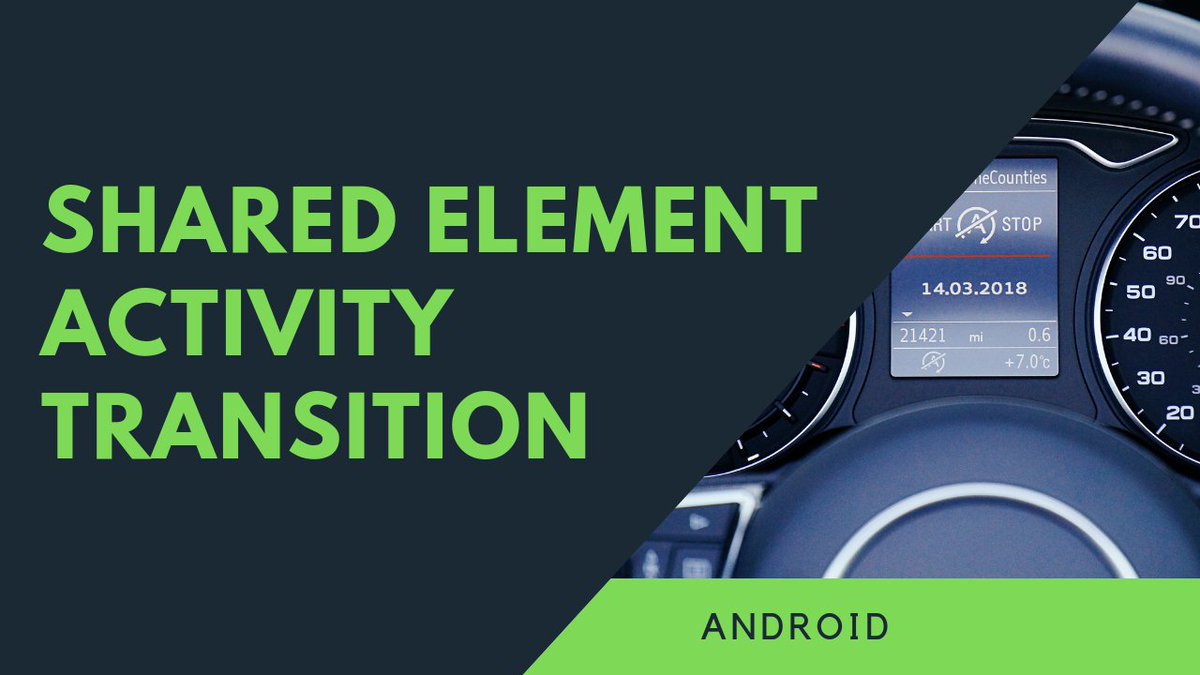 IshanFx's tweet image. Shared element activity transition Android #AndroidDev #Android #androidanimation

youtu.be/CmvyHS8jlY8