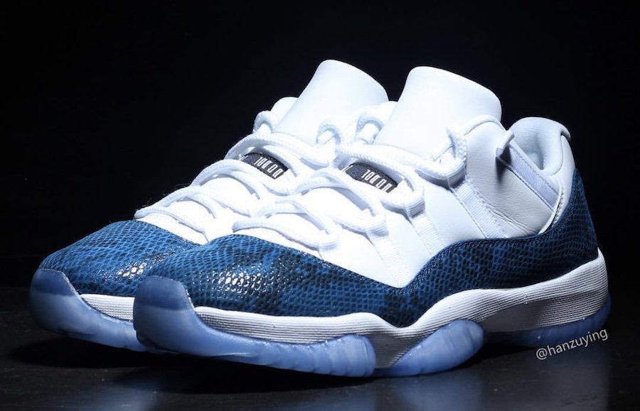 Air Jordan 11 Low 'Snakeskin' - April 