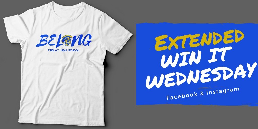 FHSTrojanGear's tweet image. Happy Friday, friends! Findlay Trojan Gear has decided to extend the t-shirt contest another week. Make sure to enter to win this fun prize in the size of your choice! Visit our Facebook &amp;amp; Instagram page for the details! #HappyFriday