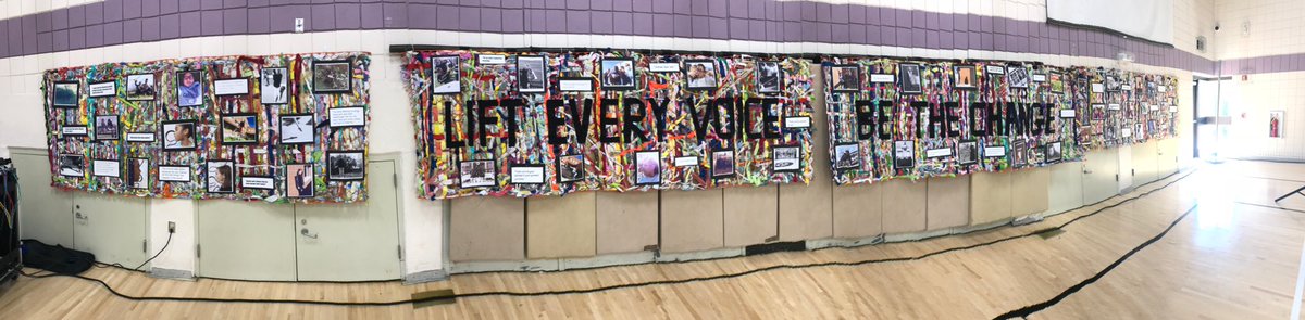 Excited to have NES students represented at the Town of Chapel Hill Empolyees Celebration of MLK,Jr. Through a large scale collaborative weaving and photography students lifted their voices on how to take action in their communities! <a href="/NorthsideES/">Northside Elementary</a> <a href="/csharpless1/">Coretta Sharpless</a> @AdministratorJ1