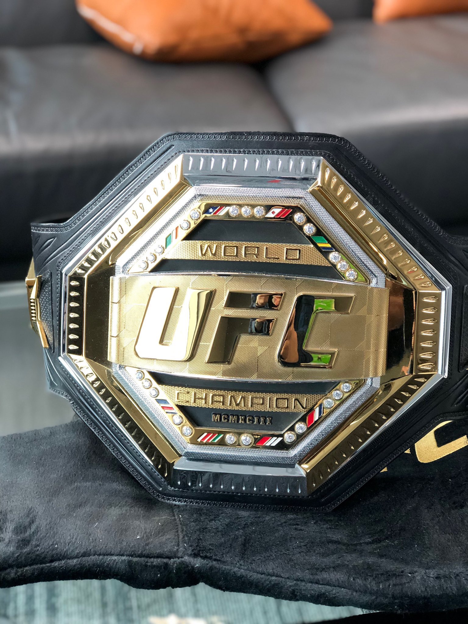 Ian Scherer on Twitter: "I think I really the new @UFC championship belts. The amount of thought that went into the design is awesome. It thrown together. on the