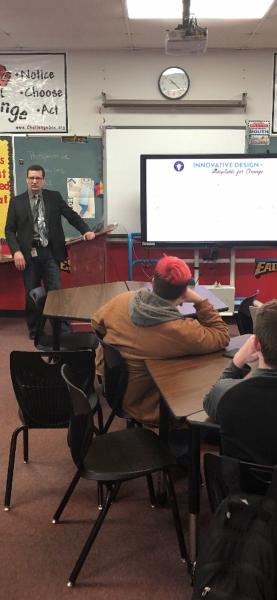 Thank you Chris Dumford and  <a href="/VSWCarchitects/">VSWC Architects</a>  for coming in today and helping Mrs. Stooksbury’s students prepare for their debate on new building designs and their impact on education and learning. <a href="/AngiePollock2/">Angiepollock</a> <a href="/BWLSD/">Big Walnut Local Schools</a> #InspireAndGuide #BWEagleStrong