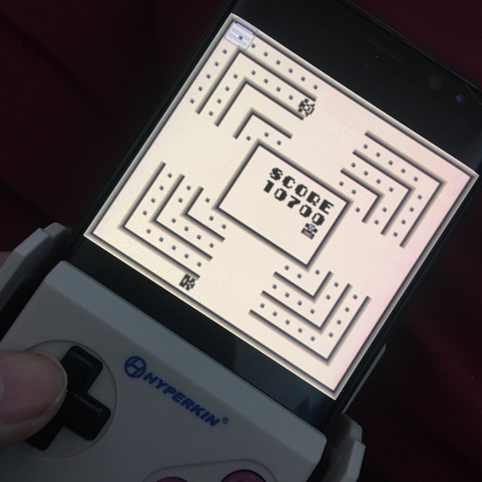 髙𣘺ピョン太 Pyonta Eth スマホ Android でゲームボーイのカートリッジが遊べちゃうsmartboyで Head On を堪能中 ゲームボーイより見やすくていい感じ しかし ゲームボーイの Head On って オリジナルとアルゴリズムが全然違ってて やればやる