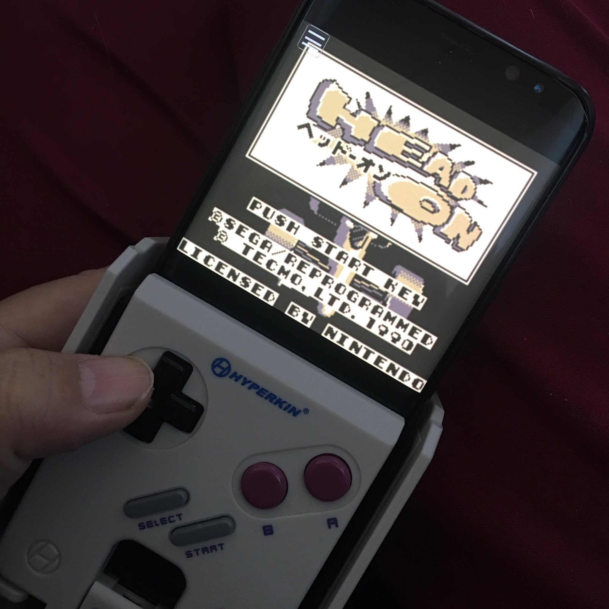 髙𣘺ピョン太 Pyonta Eth スマホ Android でゲームボーイのカートリッジが遊べちゃうsmartboyで Head On を堪能中 ゲームボーイより見やすくていい感じ しかし ゲームボーイの Head On って オリジナルとアルゴリズムが全然違ってて やればやる