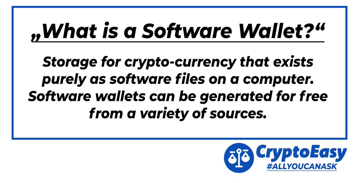 divercefi's tweet image. #cryptoquestionoftheday is about Software Wallets. What it is? What does it cost?
#SoftwareWallet #Cryptocurrencies #Crypto #Blockchain #Allyoucanask