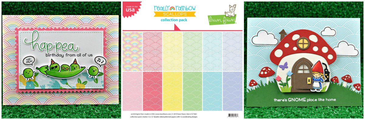 lawnfawn's tweet photo. Introducing Really Rainbow Scallops paper collection! These pretty papers will make your cards and papercraft projects bright and happy! Visit the blog today for a chance to win this collection! https://t.co/3N34WPcOyn https://t.co/jbFXSCImGn
