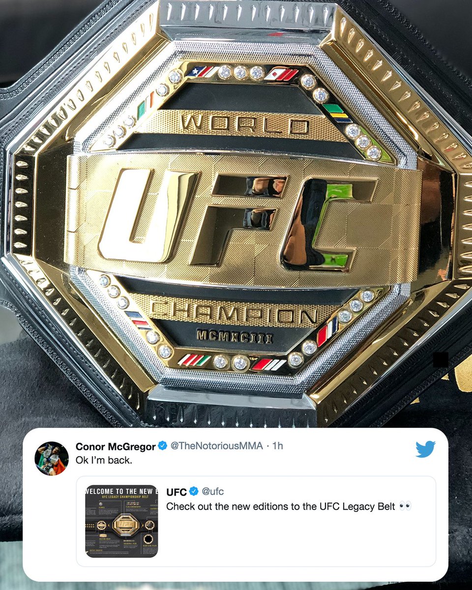 SportsCenter (@SportsCenter) on Twitter photo 18/01/2019 16:42:05 A Conor comeback in 2019? 🧐 (@espnmma) A Conor comeback in 2019? 🧐 (@espnmma)