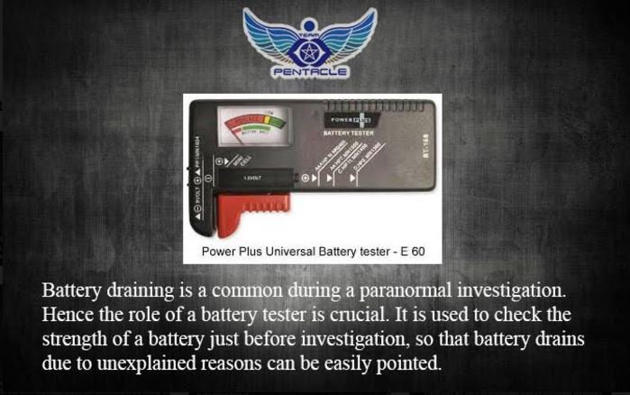 TeamPentacleOFC's tweet photo. Have you noticed your batteries been draining a lot lately? There might be an entity trying to make it's presence felt #teampentacle #paranormalindia #paranormalexperiences
#entities
#spooky https://t.co/l8Ny46WFRP