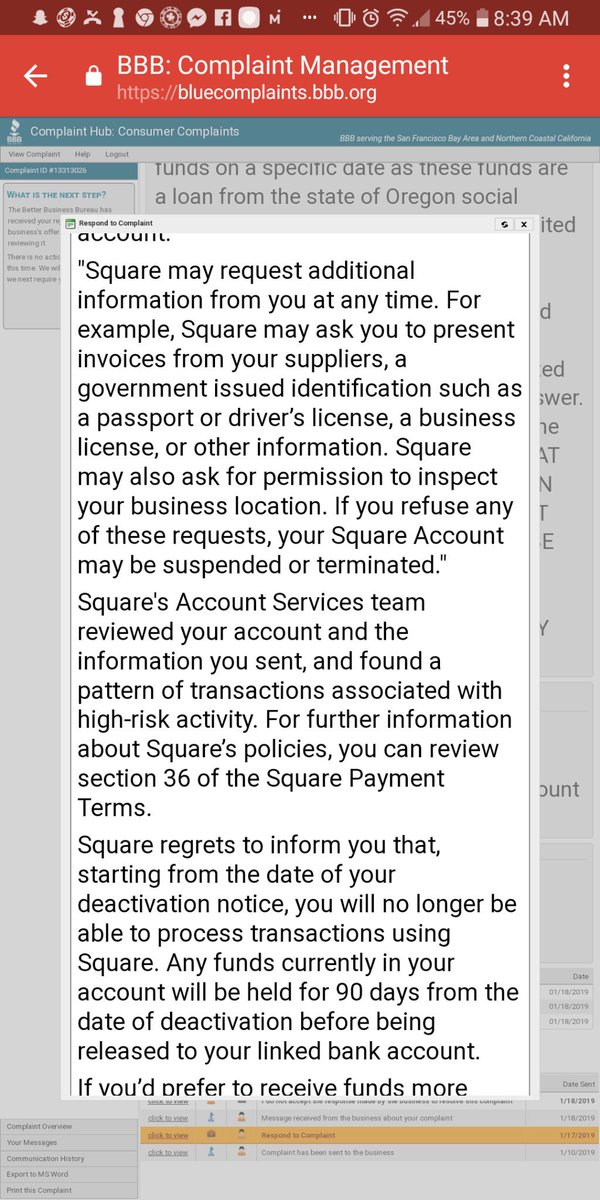 BaeRaia's tweet photo. @Square will verify your account and then steal your money ....Someone help my family https://t.co/OVLXfnCJpV