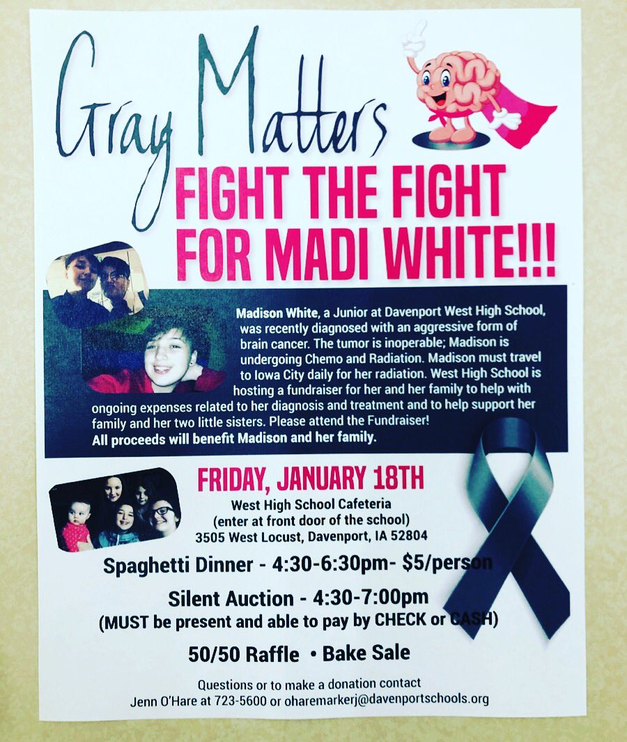 🔴⚪️🎗We hope you are hungry for spaghetti 🍝, ready to bid on awesome baskets 🧺 , take your chances with the 50/50 drawing 💰, and buy some delicious baked goods 🍰! Bring your cash or checks to to support Madi. #FalconNation #FalconPride #graymatters #fightthefightformadiwhite