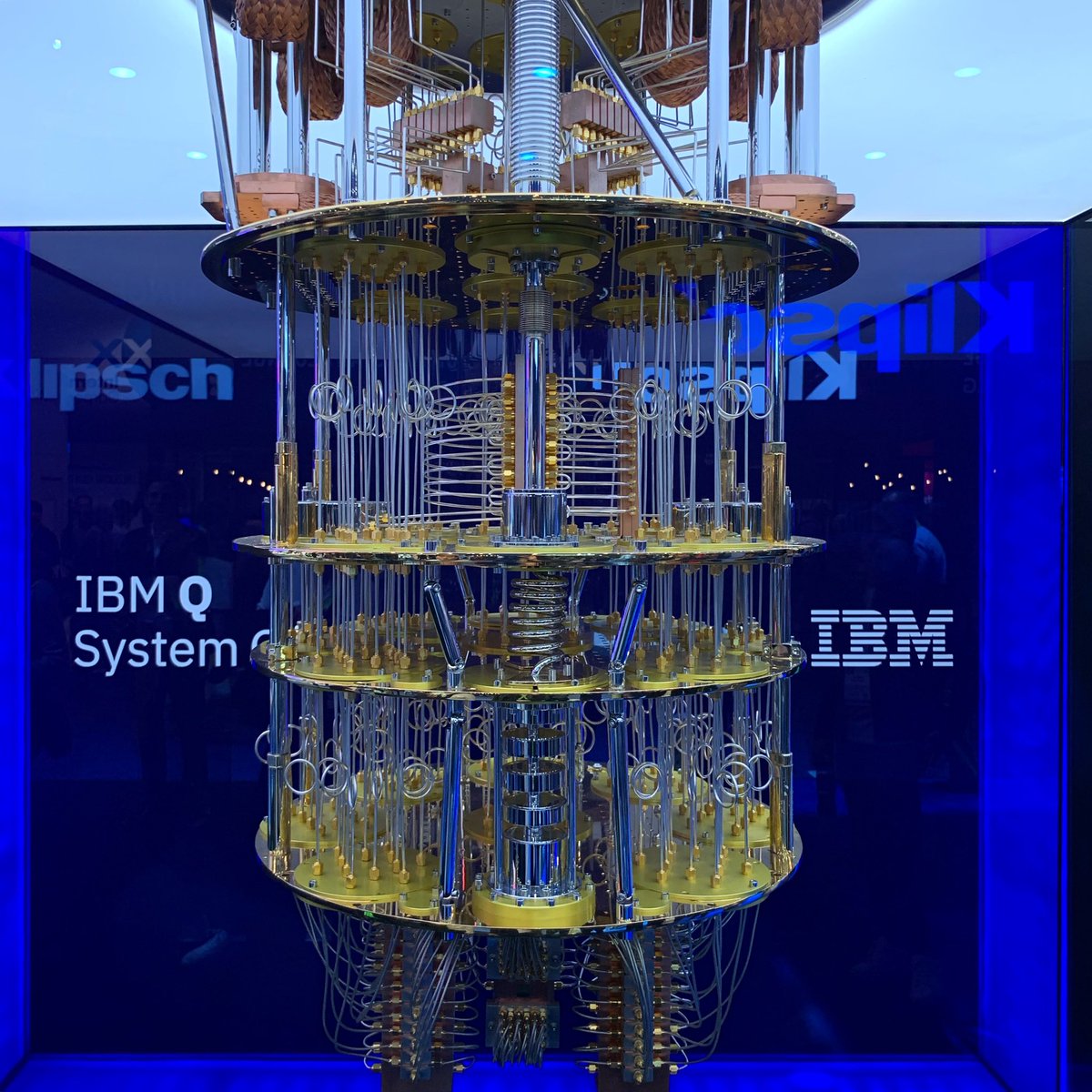 hankshocklee's tweet image. The @IBM Q System One...a 50-qubit quantum computer...kept at a temperature colder than space 🤖⚡️

#ces2019 #ibmq #ibmqsystemone  #quantamcomputing #qubit #quantum #quantumphysics #quantummechanics #quantumentanglement
#CreativeDisruption #musictech #thefutureofmusic