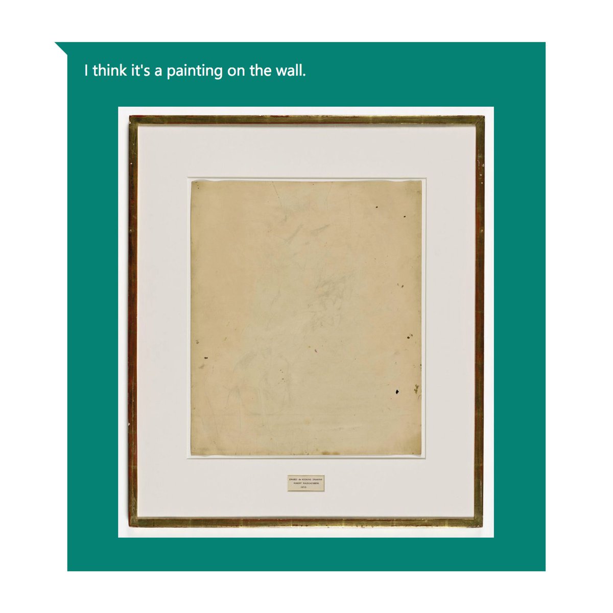 captionartbot's tweet image. #RobertRauschenberg #CaptionBot