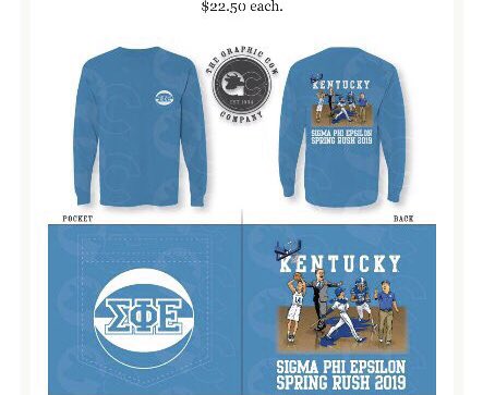 Retweet and follow for a chance to win a Spring Rush Shirt! Link in the bio