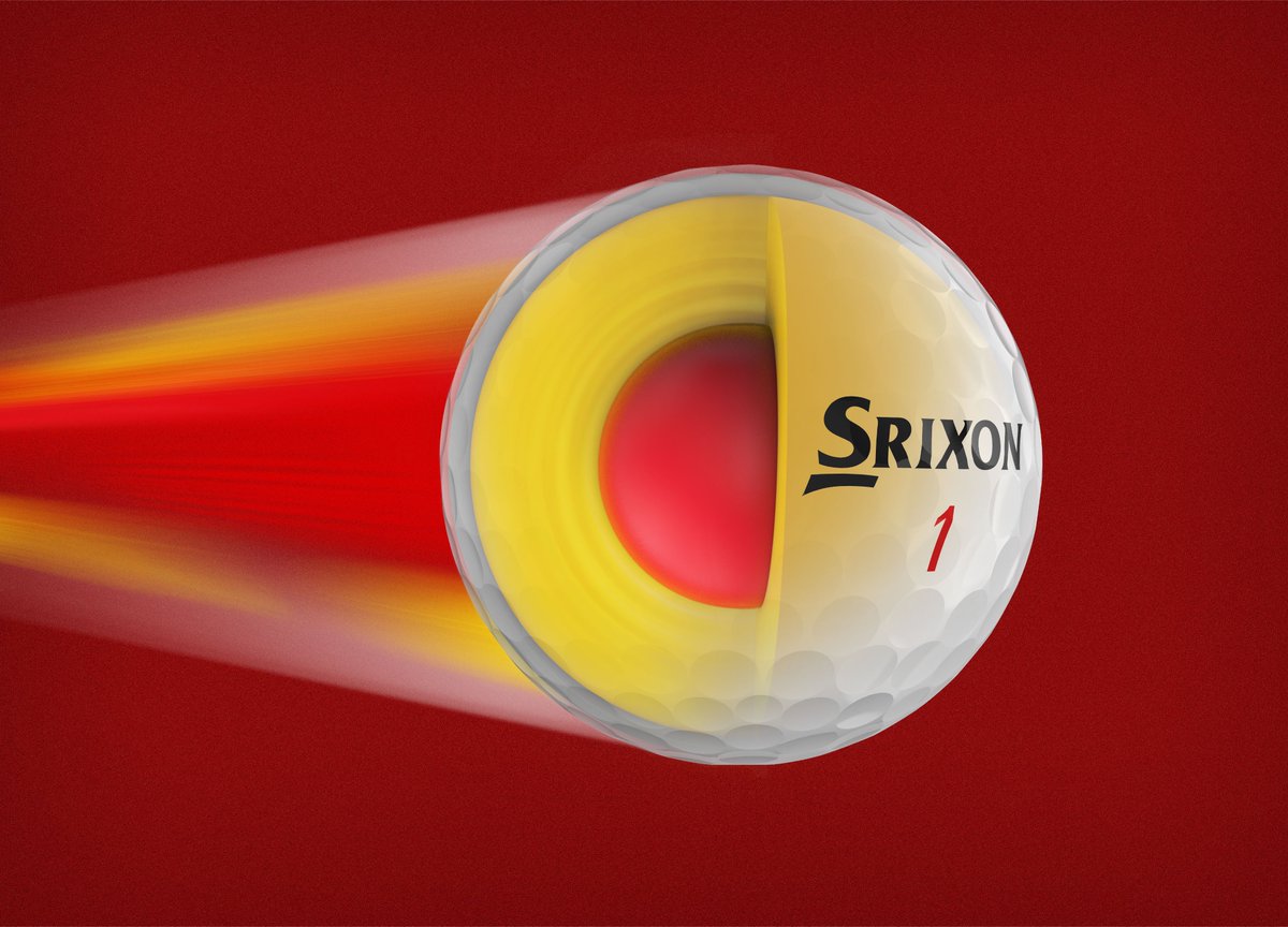 SrixonGolf's tweet image. The FastLayer Core at the center of every #ZSTAR and #ZSTARXV starts soft and gradually becomes firm around its edge. A golf ball that is simultaneously hard and soft will give high speed players great feel while also maintaining fast ball speeds. #BuiltForDistance