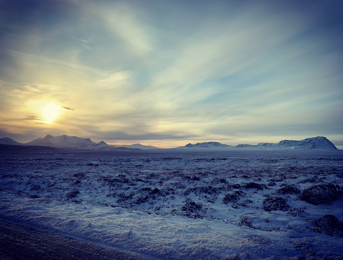 Commuting in winter is still beautiful in the Highlands ❄️ #winterdays #commuting #Highlands #highlandlife