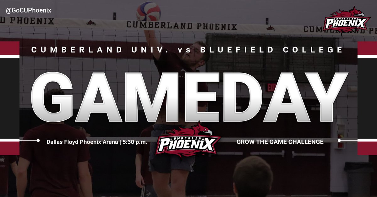 GoCUPhoenix's tweet photo. . @phoenix_mvb starts its season this evening versus Bluefield College on the first day of the @offtheblock11 Grow The Game Challenge. #EMPOWER https://t.co/ibCfc1P9wz