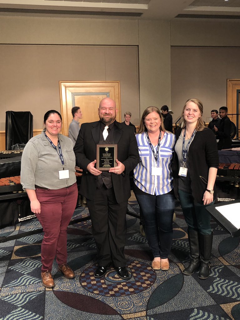 jenney_merritt's tweet photo. Madison City Schools was well represented today by the Bob Jones Percussion Ensemble at the #AMEA2019 convention in Birmingham! Phenomenal performance! Bravo to all. So fortunate to work with these awesome educators and see all these former #DMSpanthers perform! πΆπ―πΌπ₯ https://t.co/yfTgEkuHz2