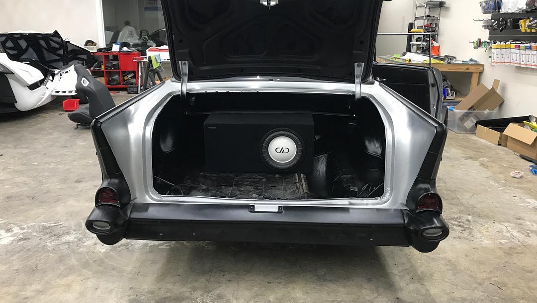 DDaudio's tweet image. DD Sound Upgrade by Da Bass LLC in a 1957 #Chevrolet #BelAir for @slimthugga. 
#upgradeyoursound #chevy #caraudio