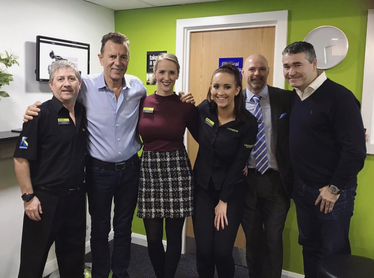 Bannatyne's tweet photo. The team at #Cardiff were delighted to welcome @DuncanBannatyne and @BannatyneCEO to the club today https://t.co/XwpJsYJQ7r