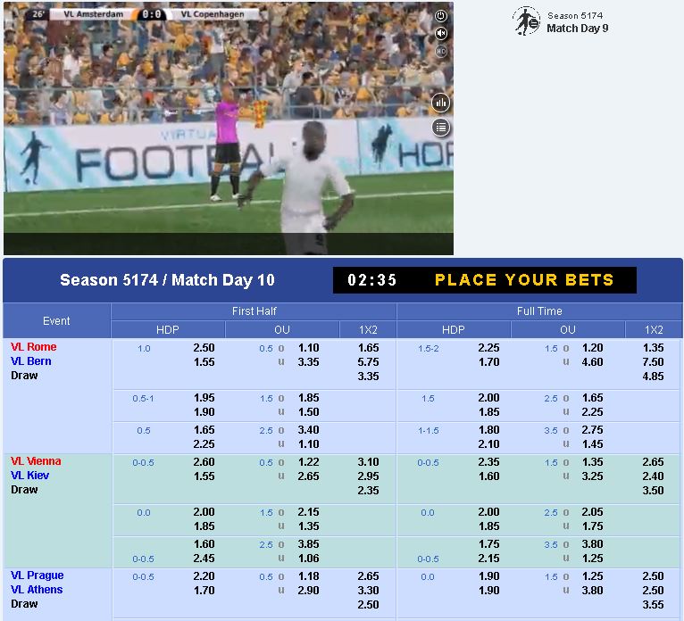 Can't get enough football #betting? SBOBET's Virtual Football is the perfect game for you! Sign up at https://goo.gl/WNrNxL and enjoy the beautiful game whenever you like!